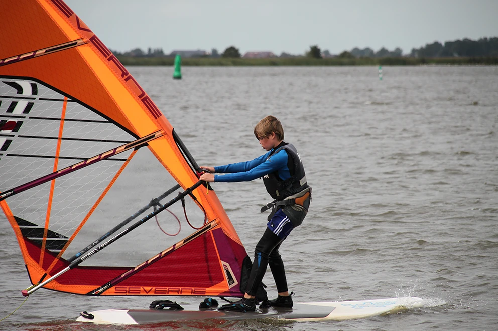 Windsurfen Water Neptunus Concentreren